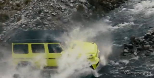 メルセデスベンツ G500 4×4スクエアード（動画キャプチャ）