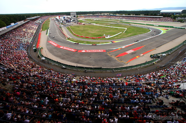 ホッケンハイムリンクでのF1ドイツGP