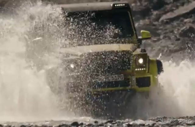 メルセデスベンツ G500 4×4スクエアード（動画キャプチャ）