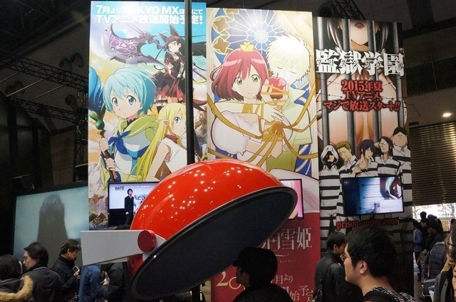 実物大テラフォーマーにスバル公式痛車も登場、立体推しのワーナーブース@AnimeJapan 2015