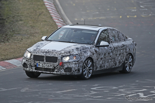 BMW 1シリーズセダン スクープ写真