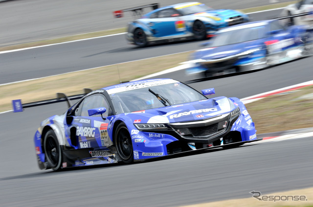 SUPER GT メーカー合同テストの様子