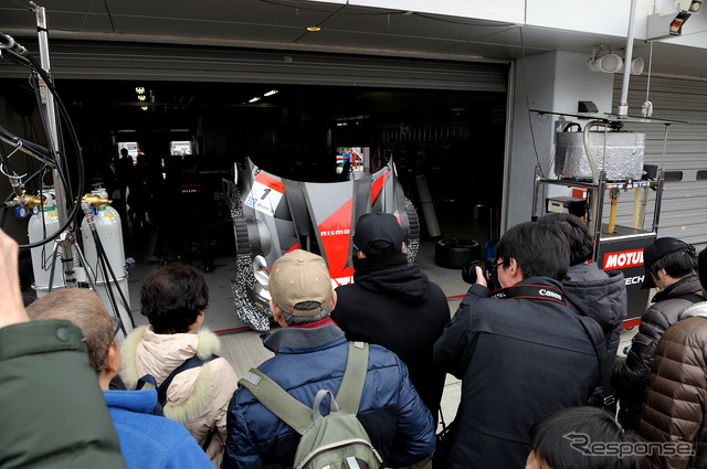 SUPER GT メーカー合同テストの様子