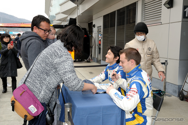 SUPER GT メーカー合同テストの様子