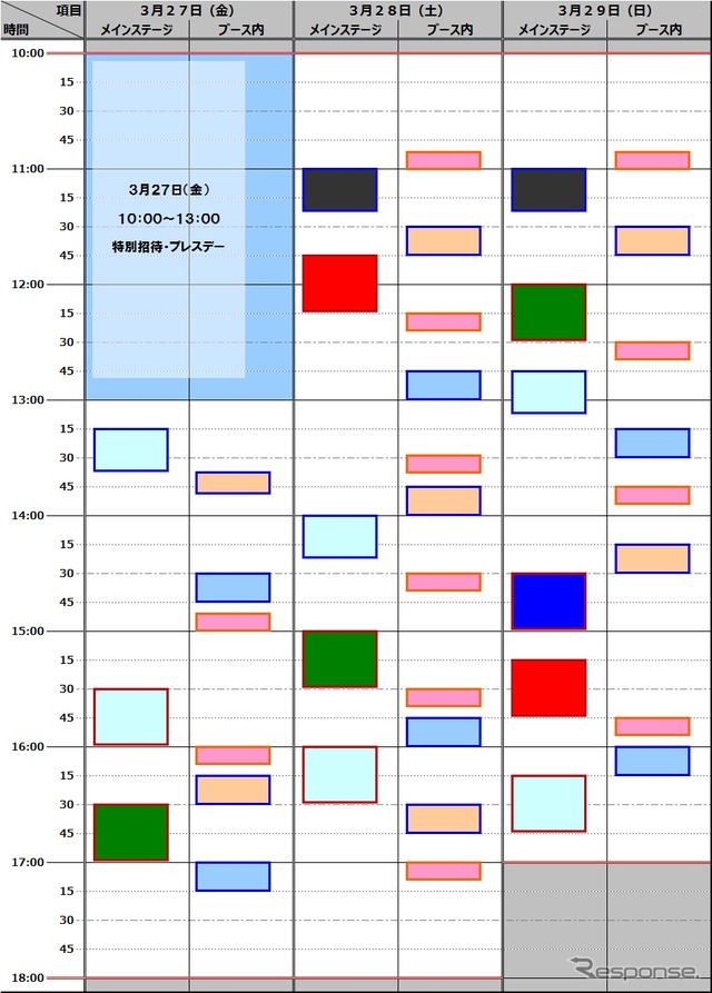 イベントスケジュール