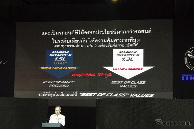マツダ2(マツダ デミオ) SKYACTIV-G 1.3リットル(バンコクモーターショー15)