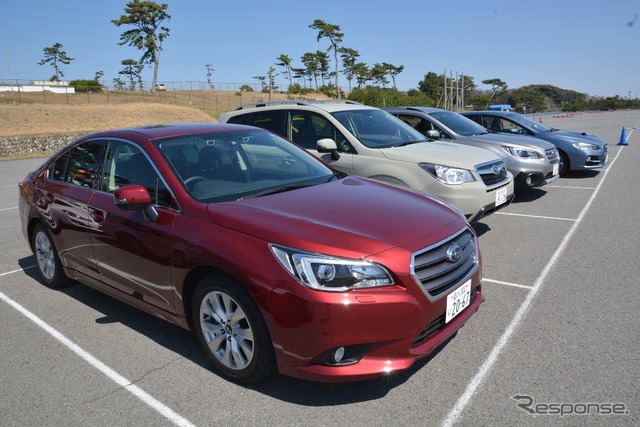 スバル2014年モデルの各車ラインアップ試乗会