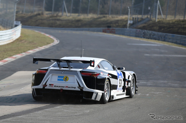 レクサス LFA コードX ニュル24時間耐久参戦車両 スクープ写真