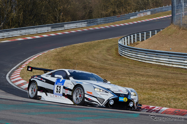 レクサス LFA コードX ニュル24時間耐久参戦車両 スクープ写真