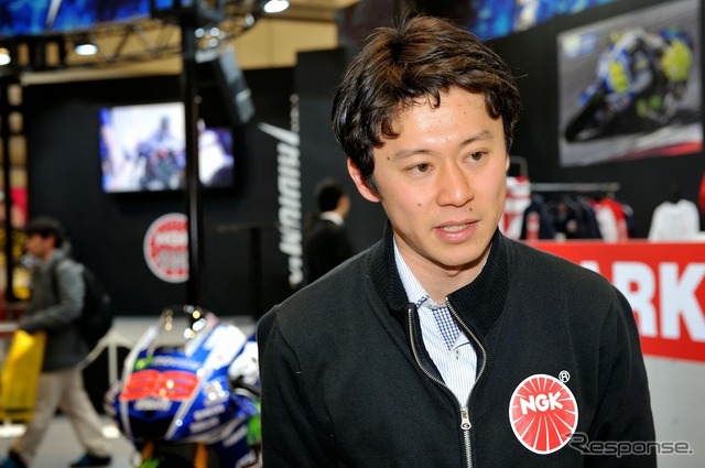 日本特殊陶業 自動車関連事業本部営業本部 岩井大明氏(東京モーターサイクルショー15)