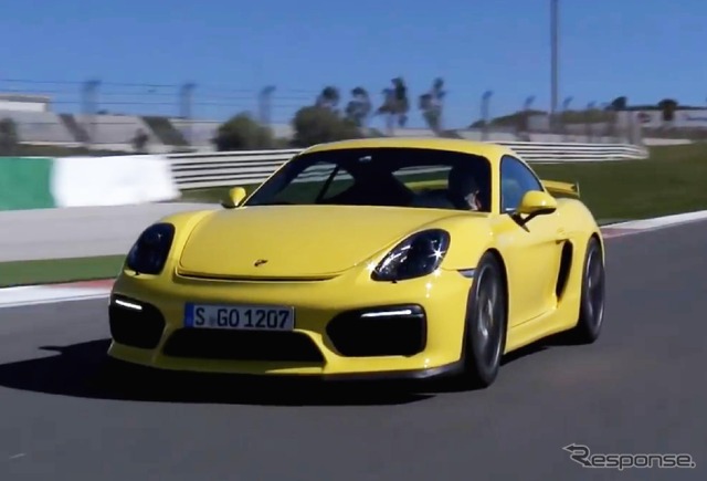 ポルシェ ケイマン GT4(動画キャプチャ)