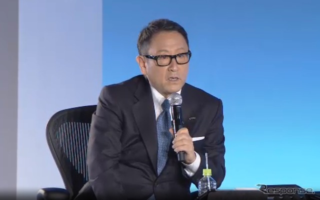 トヨタ豊田章男社長（トヨタ Investors Meeting 2015 中継より）