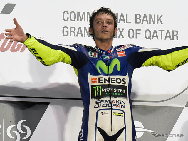 【MotoGP 開幕戦】ヤマハ ロッシ、5年ぶりの開幕勝利
