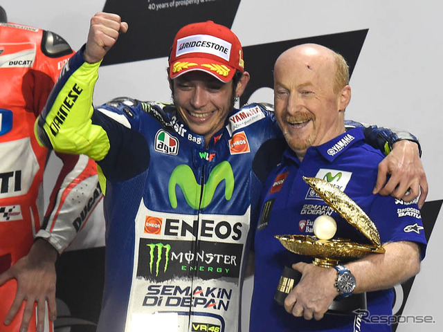 【MotoGP 開幕戦】ヤマハ ロッシ、5年ぶりの開幕勝利