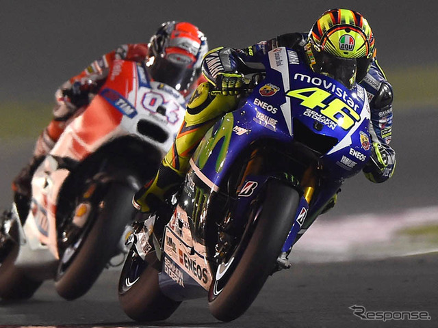 【MotoGP 開幕戦】ヤマハ ロッシ、5年ぶりの開幕勝利
