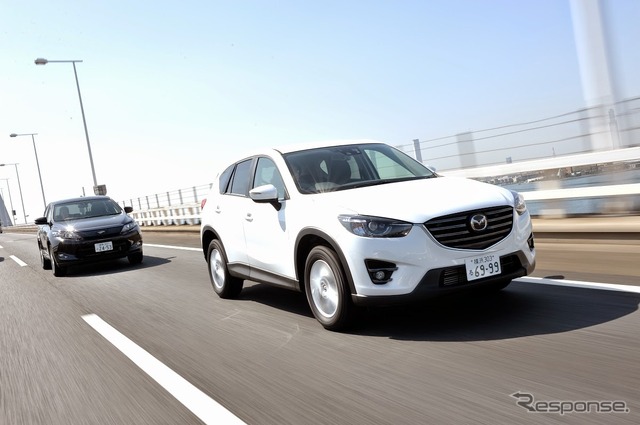 マツダ CX-5とトヨタ ハリアー