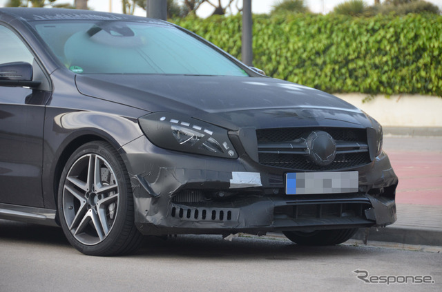 メルセデス A45AMG スクープ写真