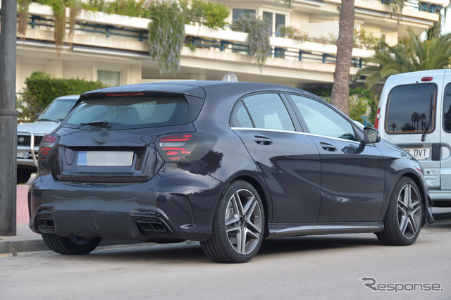 メルセデス A45AMG スクープ写真