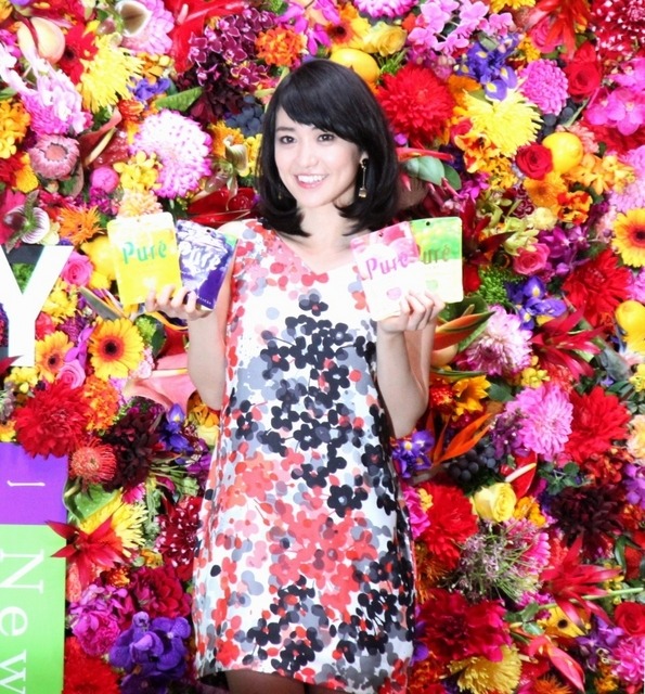 イベントに登場した、女優の大島優子