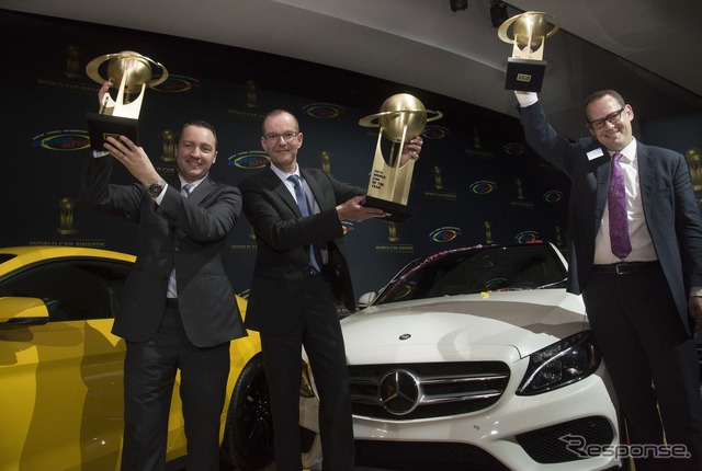 2015ワールドカーオブザイヤーを受賞した新型 メルセデス Cクラス（ニューヨークモーターショー15）