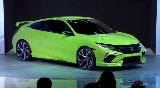 ホンダ シビックコンセプト（ニューヨークモーターショー15）動画キャプチャ