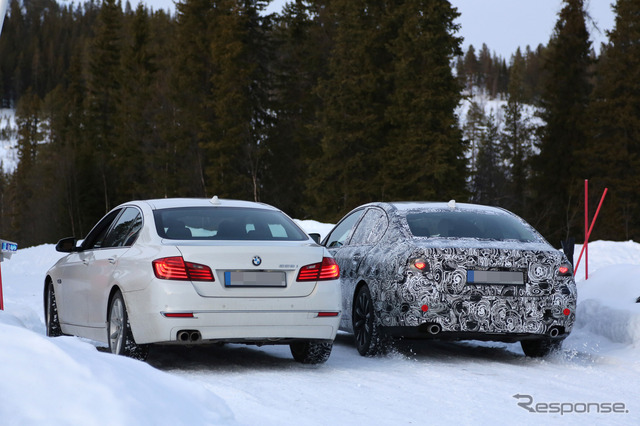 BMW 5シリーズ 次期型 スクープ写真