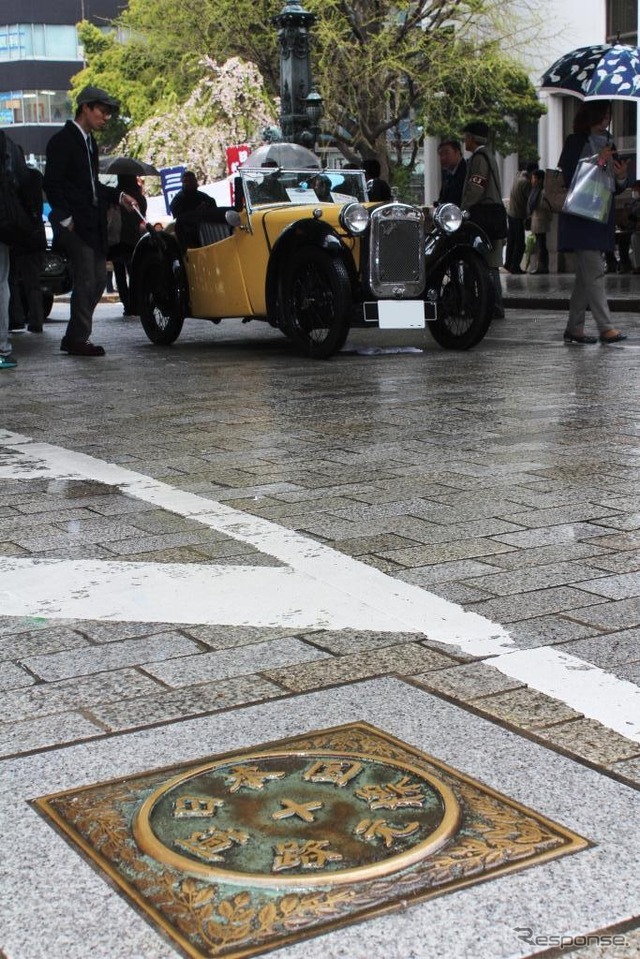 日本橋上にある道路元標