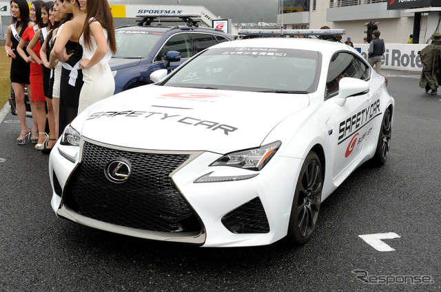 今シーズンのSCとして活躍するレクサスRC-F