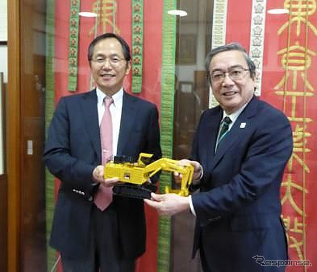 コマツと東工大が建設・鉱山機械の研究開発で連携
