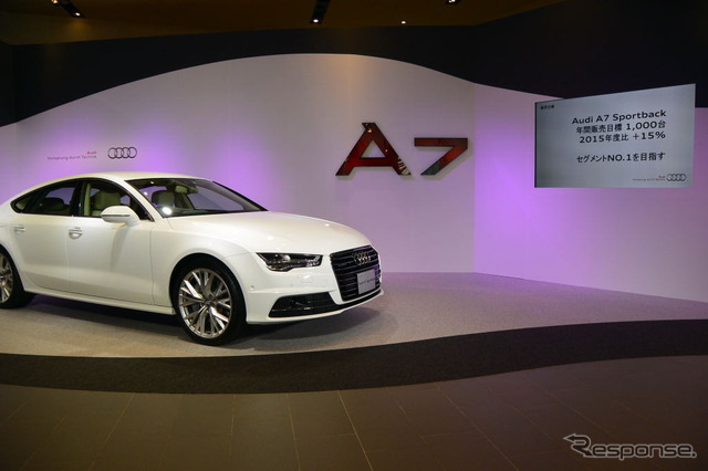 新型 A7 スポーツバック 記者発表会