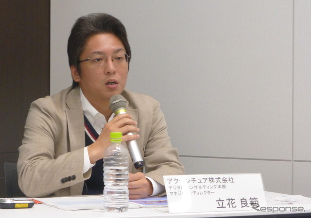 アクセンチュア デジタルコンサルティング本部 マネジング・ディレクター立花 良範氏