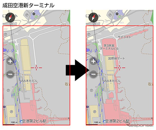 成田国際空港 第3旅客ターミナルビル開業前後