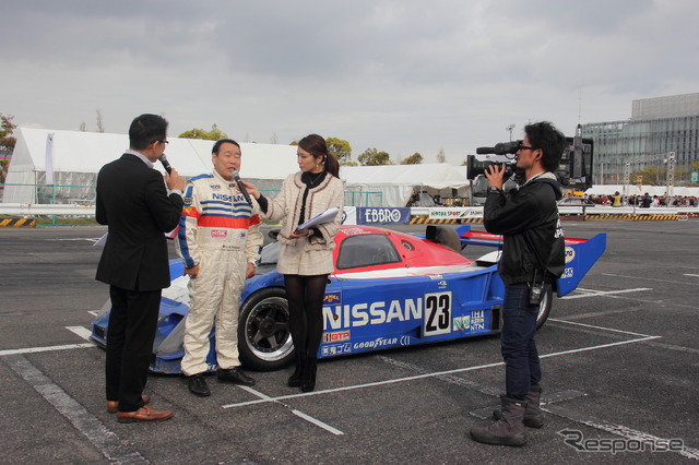 日産『R91CP』エンジン始動デモンストレーションの様子