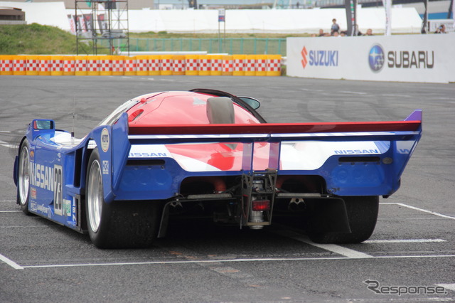 日産『R91CP』エンジン始動デモンストレーションの様子