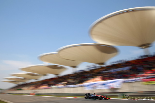 F1中国GP予選の様子