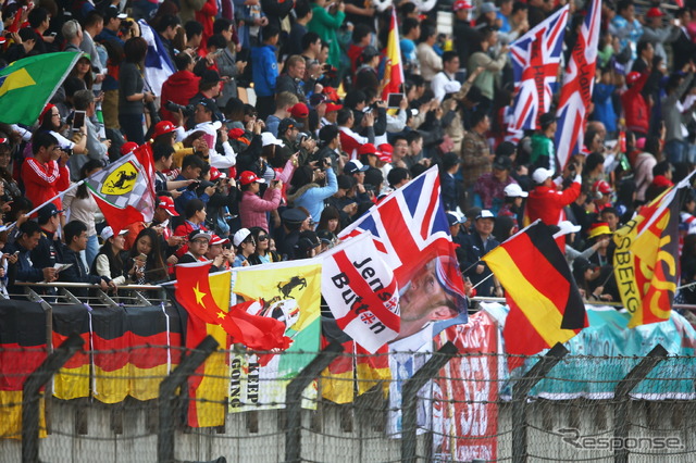 F1中国GP決勝の様子