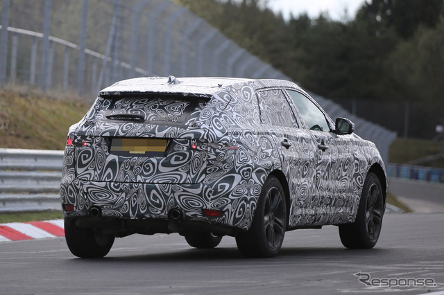 ジャガー F-PACE スクープ写真