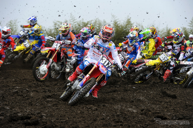IA2で総合優勝した「Team HRC」の富田俊樹。