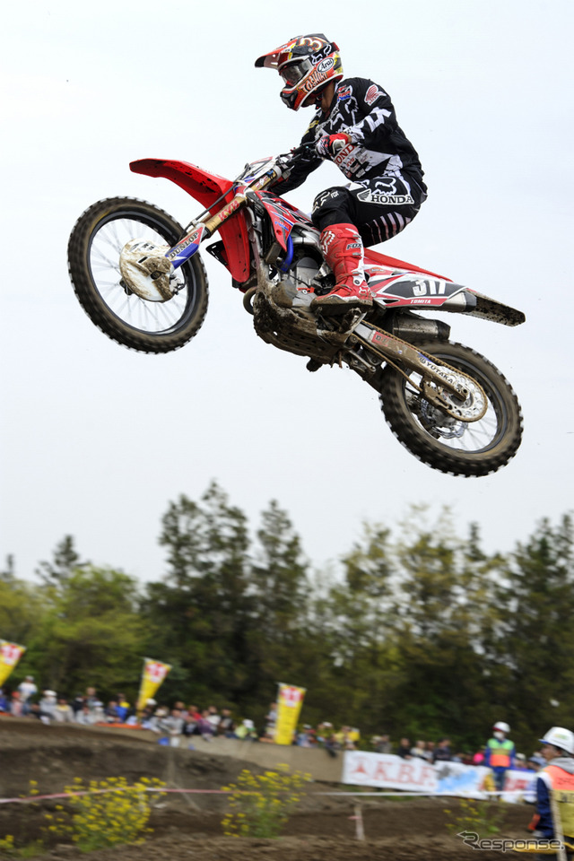 IA2で総合優勝した「Team HRC」の富田俊樹。