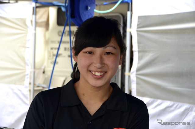 表彰台に向け、着々と順位を上げてきている本田七海。