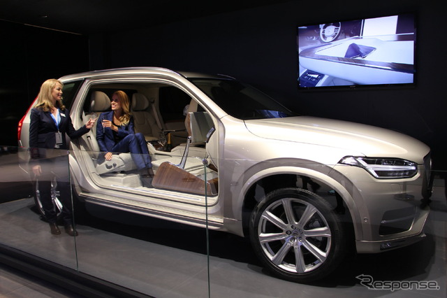 【上海モーターショー15】ボルボ XC90 新型、「助手席がない」コンセプトカー