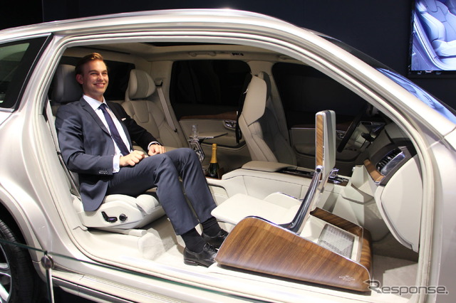 【上海モーターショー15】ボルボ XC90 新型、「助手席がない」コンセプトカー