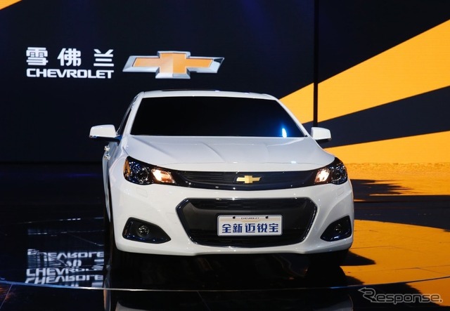 中国向けシボレー マリブの改良新型(上海モーターショー15)