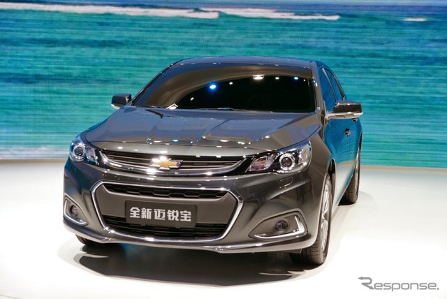 中国向けシボレー マリブの改良新型(上海モーターショー15)