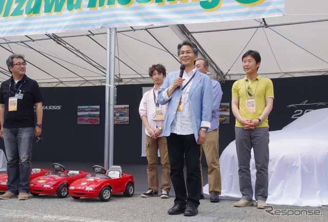マツダロードスター新型の開発主査・山本修弘氏(軽井沢ミーティング2014)