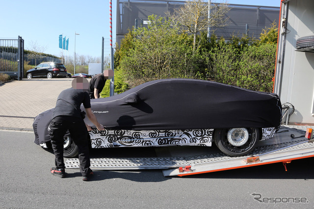 アストンマーティン DB11 スクープ写真