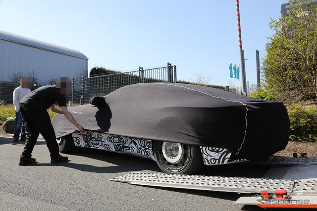 アストンマーティン DB11 スクープ写真