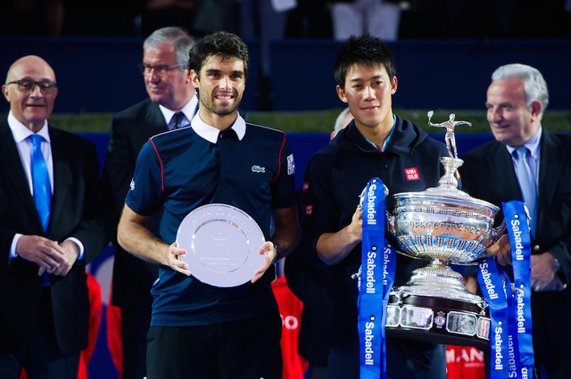錦織圭がバルセロナ・オープンを連覇(2015年4月26日)