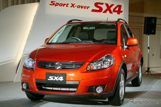 【スズキ SX4 発表】色使いもクロスオーバー