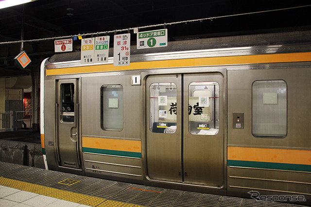 211系が使われていた時代の新聞輸送(高崎線)